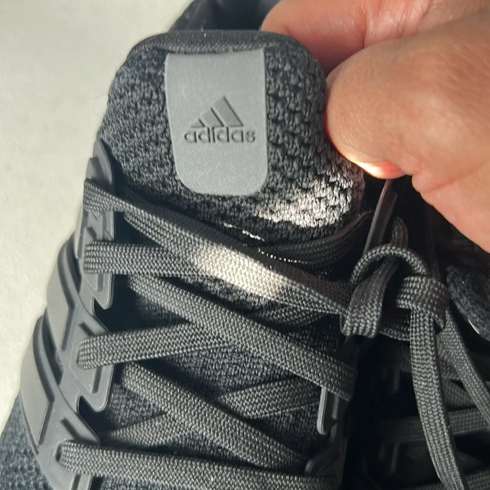 Black adidas size 7 1/2, ultra boost - Picture 2 of 12